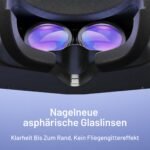 Pimax Crystal Light Hochauflösendes PC VR-Headset & VR-Brille mit 8K-Auflösung & 120Hz – Für SteamVR-Spiele, Flug- & Rennsimulatoren – Inklusive Controller, Vollzahlungs-Version – Bild 6