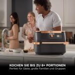 Ninja Foodi FlexDrawer Heißluftfritteuse, 10,4 L, Dual Zone, Schwarz/Kupfer – Bild 10
