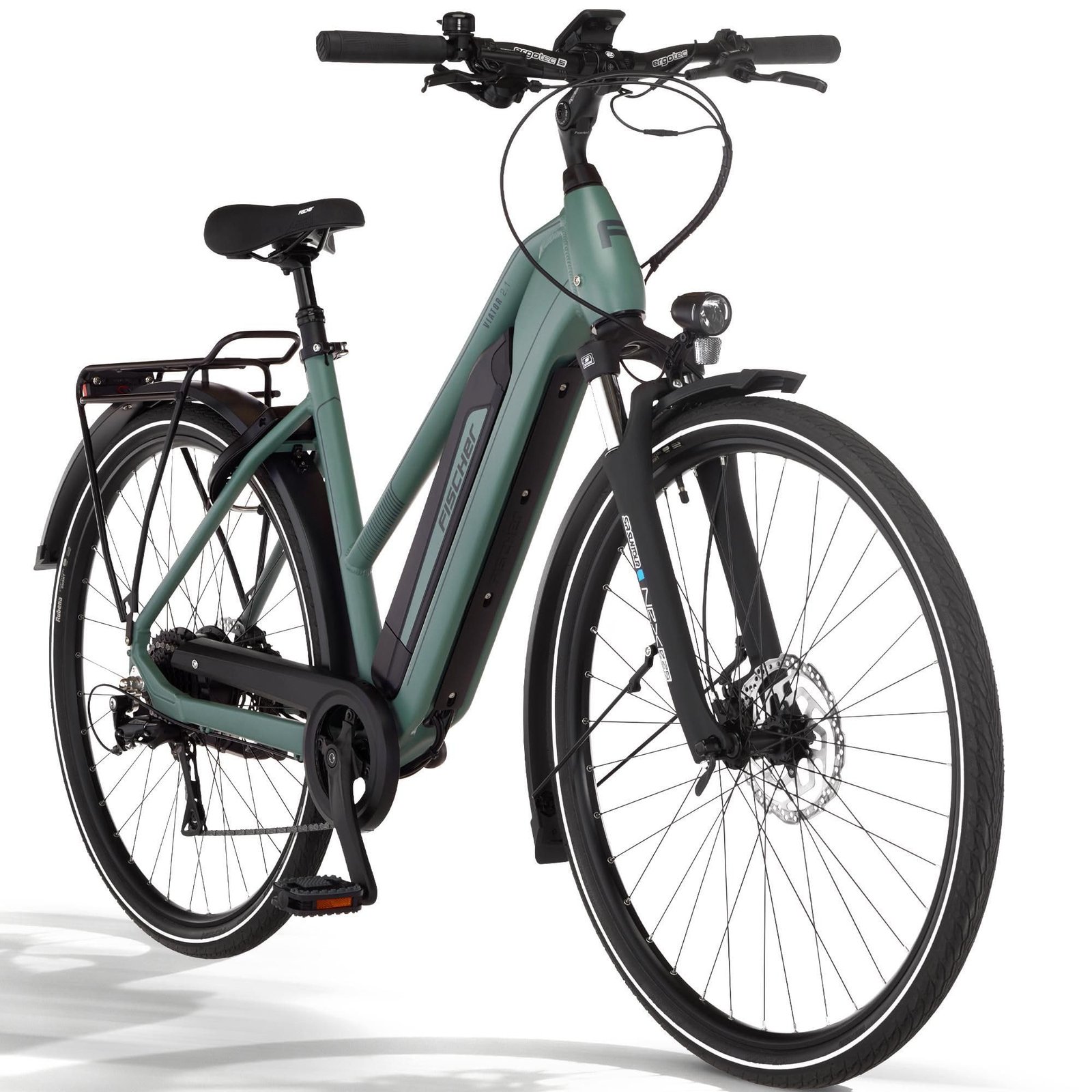81ztw9kFEKL Fischer E-Bike Trekking VIATOR 2.1 Active, Elektrofahrrad für Damen und Herren, RH 50, 459Wh, Heckmotor 50Nm, 48V – Bild 1