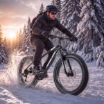 LSBIKE 26 Zoll Erwachsene Mountainbike, Männer und Frauen 7-Gang Schaltung Antriebssystem Mountainbikes, Doppelscheibenbremsen 26*4 Zoll Dicke Reifen Fahrrad, Schwere MTB Fahrräder mit Frontfederung – Bild 7