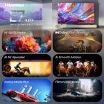 Hisense 85E7DS Fernseher 85 Zoll, 4K UHD QLED, Smart TV, Hi-View AI Engine, 60Hz Game Mode Plus, Dolby Vision IQ, HI-QLED Colour, Filmmaker Mode, AI Smooth Motion, Airplay, Sprachsteuerung[2026] – Bild 3