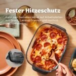 Ninja CRISPi DualZone Glas Air Fryer, Heißluftfritteuse mit 2 Körben, 8 Funktionen, zwei Gerichte gleichzeitig zubereiten, PFAS-freie Glasbehälter, Stein Gold DD103EUSD1 – Bild 12