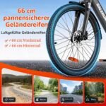 GaleRun E-Bike Hydraulikbremsen26''für Erwachsene 7Gang Städtische Pendler – Bild 8