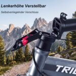 LSBIKE 20 Zoll Klappfahrrad, 7-Gang Shimano Schaltung Klappbares Fahrräder, Leichtbau-Rahmen Folding City Bike mit 20" Alufelgen, Faltbares Sport Fahrrad mit V-Bremse, Einfach zu Transportieren (Grau) – Bild 6