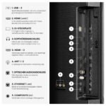 Hisense 43E6DS Fernseher 43 Zoll, 4K UHD Smart TV, Hi View AI Engine, 60Hz Game Mode Plus, Dolby Vision, 4K Upscaler, DTS Virtual, X, Smooth Motion, Airplay, Sprachsteuerung, 2026 – Bild 11