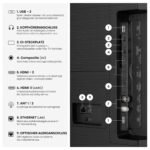 Hisense 85E7DS Fernseher 85 Zoll, 4K UHD QLED, Smart TV, Hi-View AI Engine, 60Hz Game Mode Plus, Dolby Vision IQ, HI-QLED Colour, Filmmaker Mode, AI Smooth Motion, Airplay, Sprachsteuerung[2026] – Bild 11