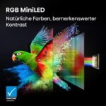 Hisense 85UR8DS Fernseher 85 Zoll, 4K UHD, RGB Mini LED, Smart TV, 180Hz, Hi-View AI Engine RGB, Dolby Vision.Atmos, AI RGB Lichtsensor, AI 4K Upscaler, AMD FreeSync Premium Pro, Tuned by Devialet – Bild 4