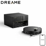 DREAME X50 Master Staubsaugerroboter mit 24,9cm Basisstation,Automatisches Nachfüllen＆Entleeren,Nachlaufsystem,AI Hindernisvermeidung,20000Pa, Schwarz