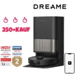 Dreame L40s Pro Ultra Staubsauger Roboter, selbstreinigende Ausfahrbare Wischmopps,19000Pa Saugkraft,Detangling DuoBrush,Hindernisvermeidung, Schwarz – Bild 2