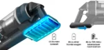 SAMSUNG VS20B95C43W/WD Bespoke Jet Plus CompleteClean Stielsauger mit LED Bürste Akkubetrieb, 580 Watt – Bild 9