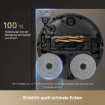 DREAME X50 Master Staubsaugerroboter mit 24,9cm Basisstation,Automatisches Nachfüllen＆Entleeren,Nachlaufsystem,AI Hindernisvermeidung,20000Pa, Schwarz – Bild 7