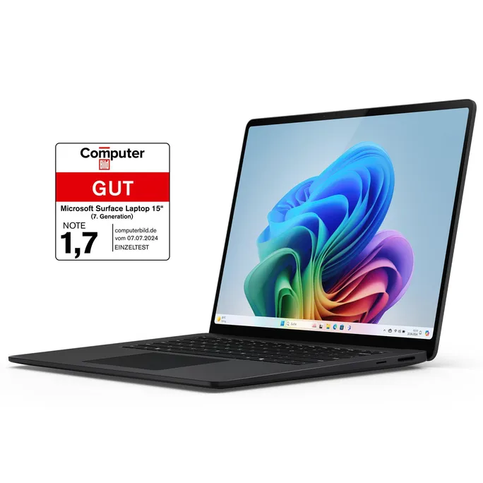Surface Laptop 7 for Business 15" QHD Touch Graphite Snapdragon® X Elite 16GB/512B SSD Win11 Pro ZHQ-00030
