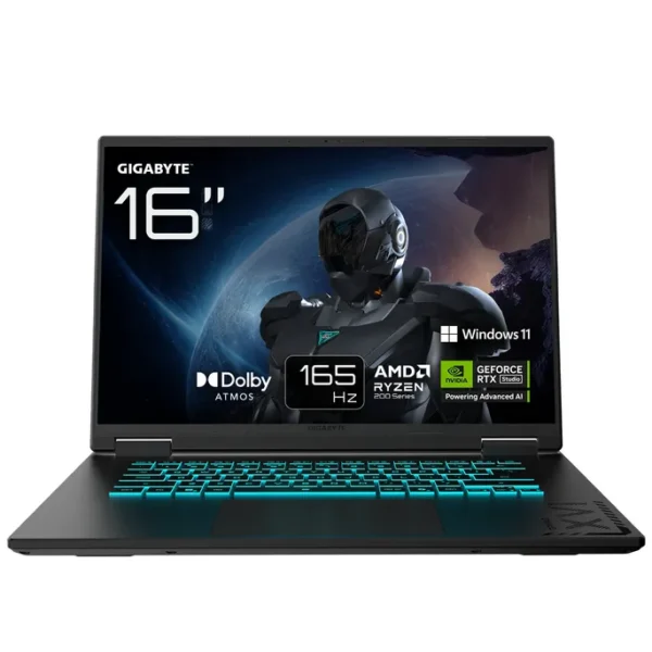 GIGABYTE GAMING A16 3WH 16" FHD 165Hz R7-260 16GB/1TB RTX 5070 Win11