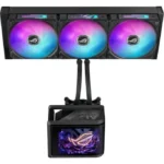 ASUS ROG RYUO IV SLC 360 ARGB Komplettwasserkühlung für AMD und Intel CPUs schwarz – Bild 3