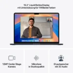 Apple MacBook Air 15,3" 2025 M4/24/512GB SSD 10C GPU Mitternacht Eng Int BTO – Bild 5